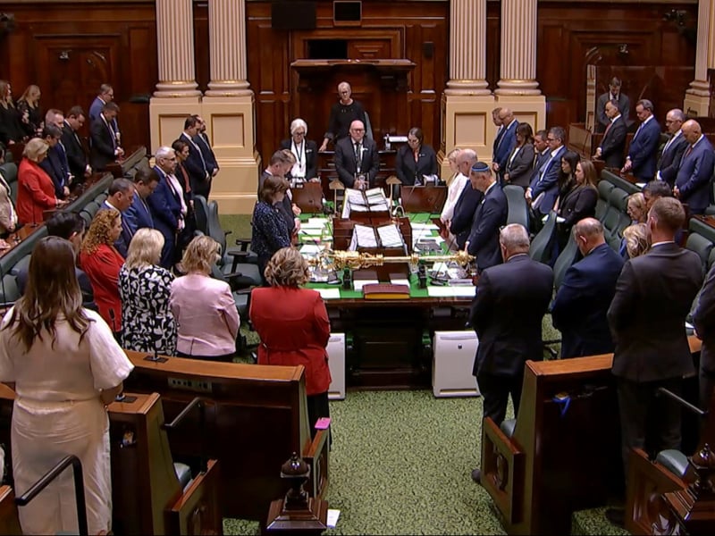 Parliament pauses in honour of Bondi Beach and bushfire victims