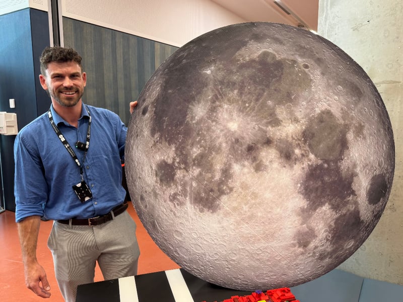 Giant leap of learning as civics meets space