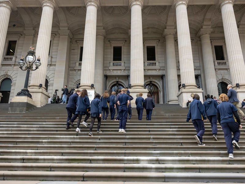 Engaging with students across the state 