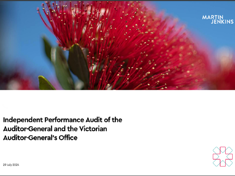 Report on Auditor-General's performance tabled