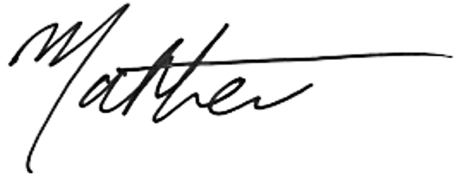 Signature of Mathew Hilakari MP