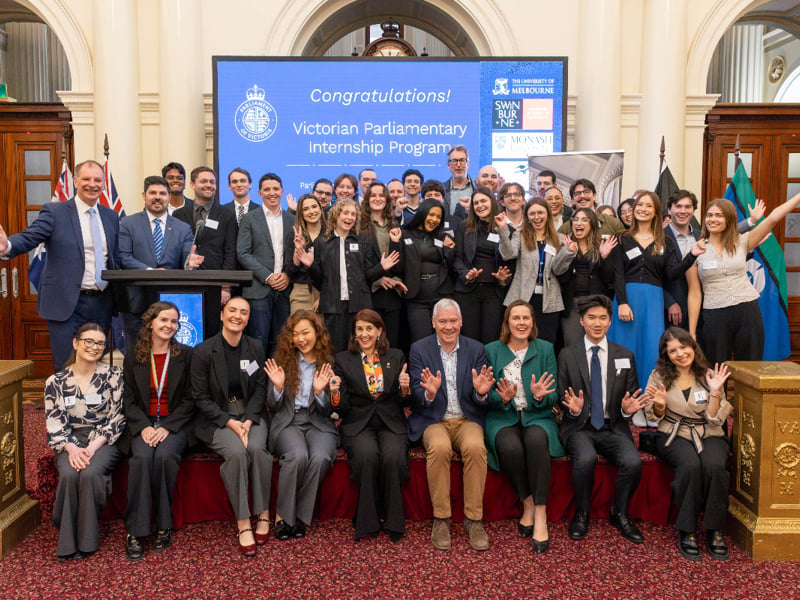 Rewarding experience for parliamentary interns